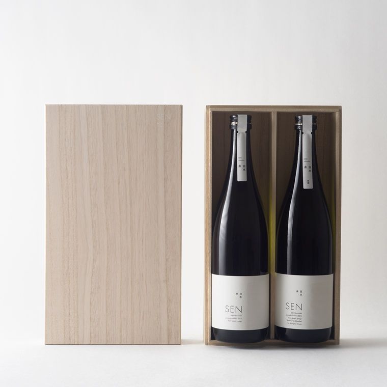 SEN 純米大吟醸 桐箱入フルボト 2本入 720ml×2